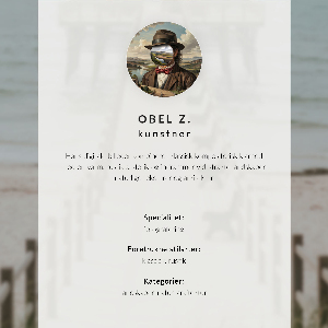 Vintage poszter Strand táj