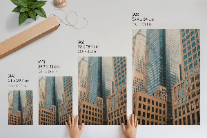 Retro plakát Éjszakai jelenet