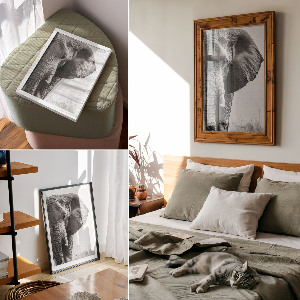 Poszter kép Ködös táj