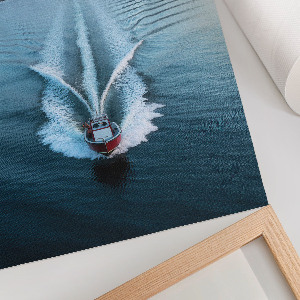 Vintage poszter Karácsonyi tájkép