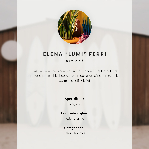 Vintage poszter Szivárvány csíkok