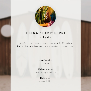 Vintage poszter Szivárvány csíkok