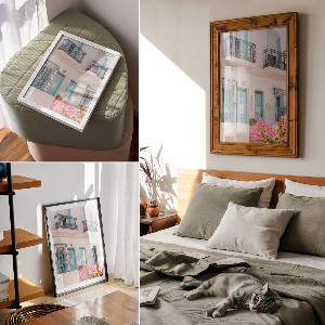 Retro poszter Téli templom