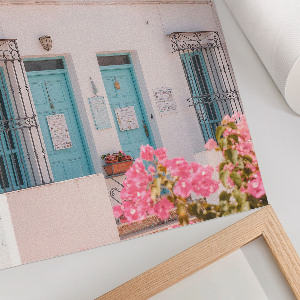 Retro poszter Téli templom