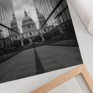 Retro plakát Hegyi táj