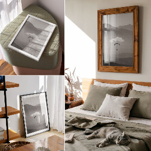 Poszter kép Elefántok illusztráció