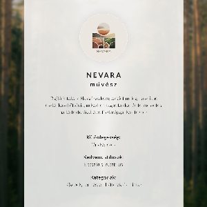 Vintage poszter Hegyi táj