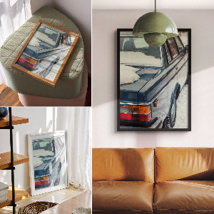 Retro poszter Büszke madár