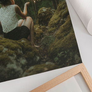 Retro poszter Téli táj