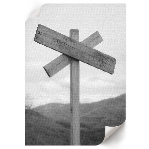 Retro plakát Városi tájképek