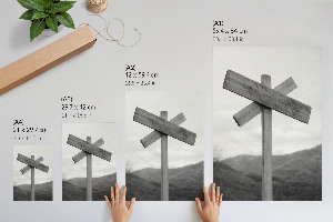 Retro plakát Városi tájképek