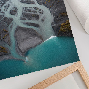 Retro poszter Téli táj