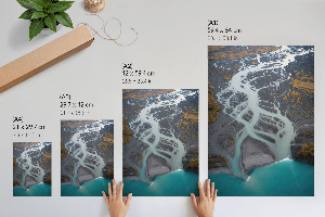 Retro poszter Téli táj