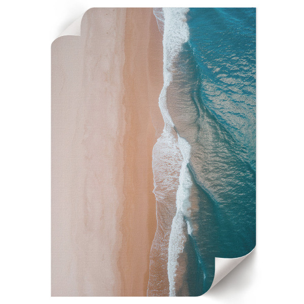 Retro plakát Hegyi táj