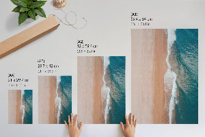 Retro plakát Hegyi táj