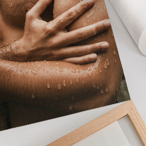 Vintage poszter Téli hegyek