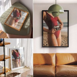 Retro plakát Éjszakai híd