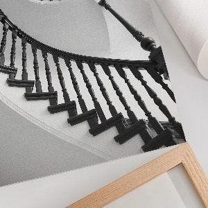 Vintage poszter Téli panoráma