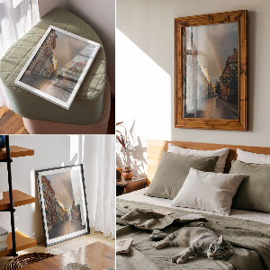 Vintage poszter Téli minimalizmus