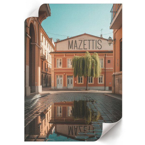 Retro poszter Minimalista folyosó