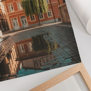 Retro poszter Minimalista folyosó