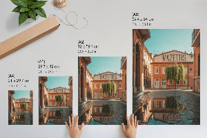 Retro poszter Minimalista folyosó