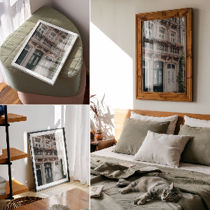 Vintage poszter Hegyi táj