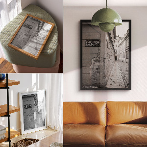 Retro plakát Absztrakt elegancia