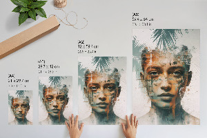 Retro poszter Napnyugta