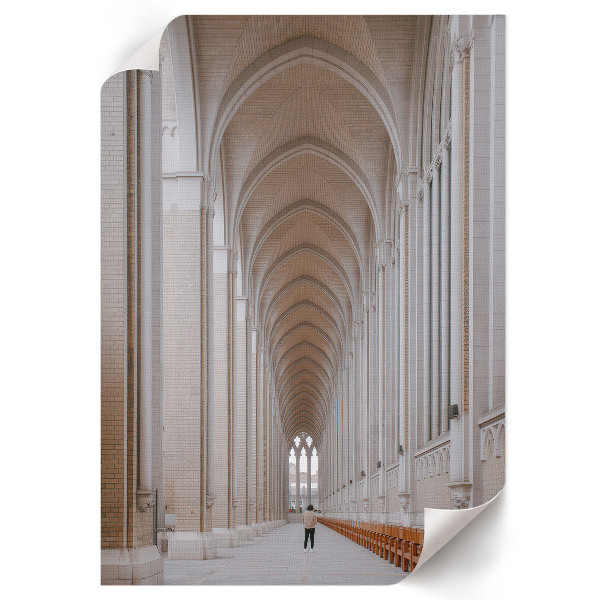 Retro plakát A város ködös