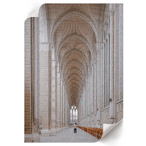 Retro plakát A város ködös