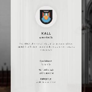 Retro plakát A város ködös