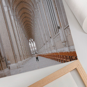 Retro plakát A város ködös