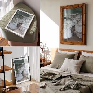 Poszter kép Fehér lovak