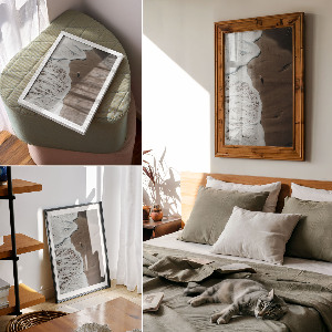 Vintage poszter Minimalista móló