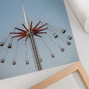 Retro poszter Egy csónak a parton