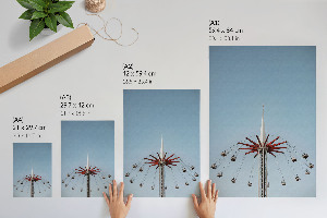 Retro poszter Egy csónak a parton