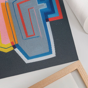 Vintage poszter Türkiz robogó