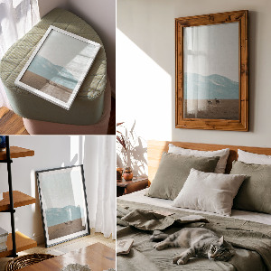 Retro plakát tengerparti kikapcsolódás