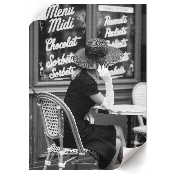 Retro poszter Erdei táj