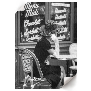 Retro poszter Erdei táj