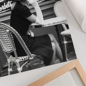 Retro poszter Erdei táj