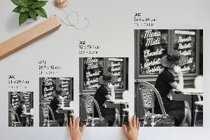 Retro poszter Erdei táj