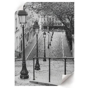 Retro plakát Téli napfelkelte