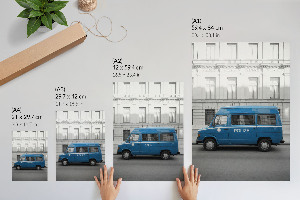 Vintage poszter Rénszarvas télen