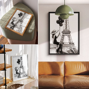 Retro poszter Alvó kutya