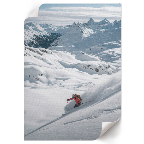 Retro plakát Téli domb