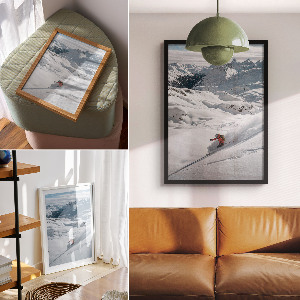 Retro plakát Téli domb