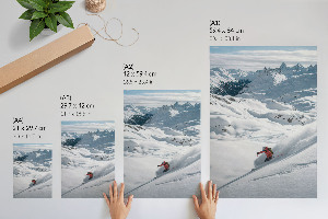 Retro plakát Téli domb