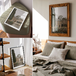 Retro plakát Ábrándozás és elegancia